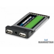 Tarjeta PCMCIA con 2 puertos externos USB de alta velocidad 2.0